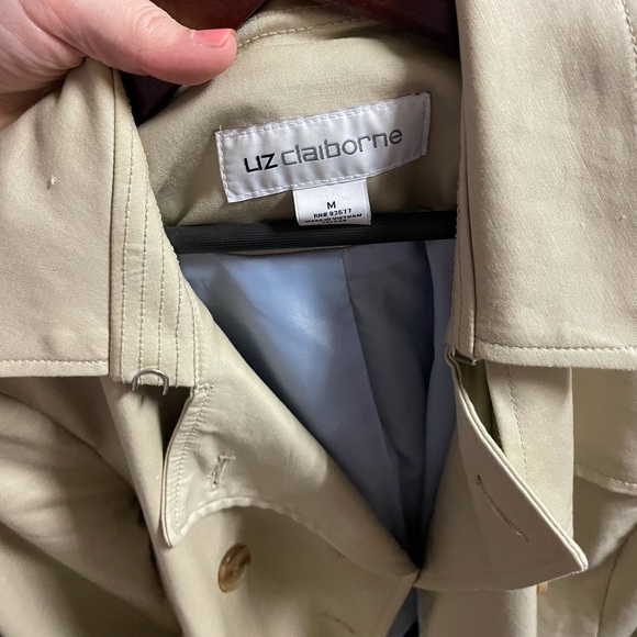 Liz Claiborne Rain Trench Coat - Picture 6 of 14
